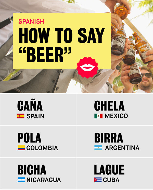 spanish slang for beer